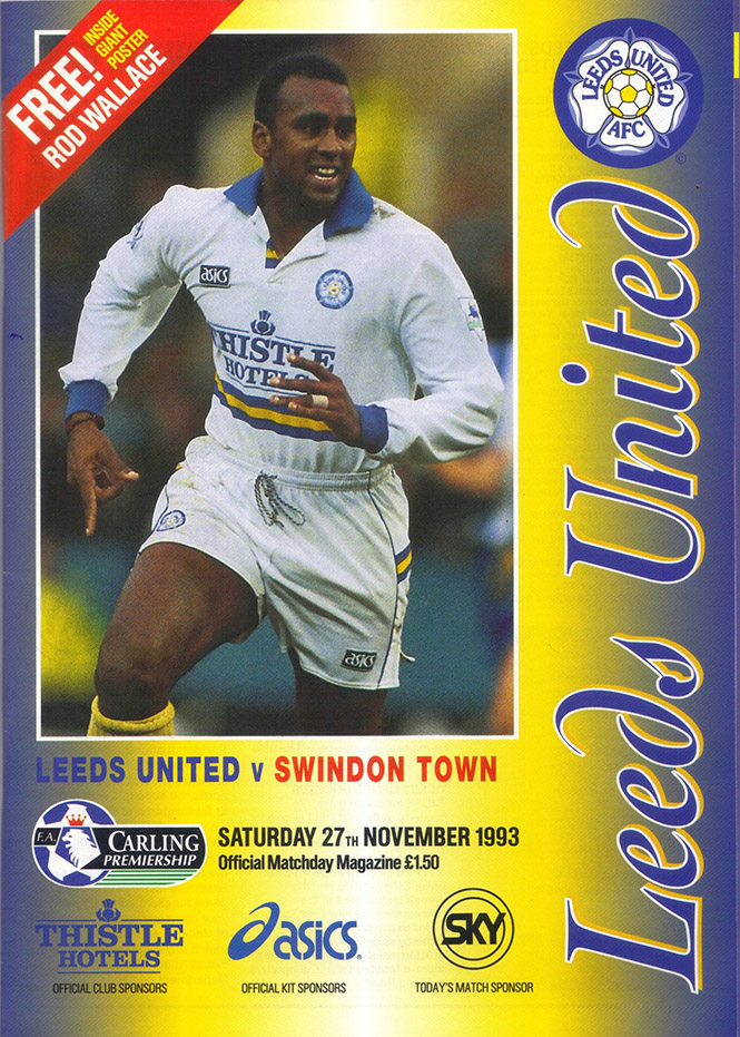 <b>Saturday, November 27, 1993</b><br />vs. Leeds United (Away)